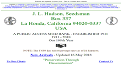 Desktop Screenshot of jlhudsonseeds.com